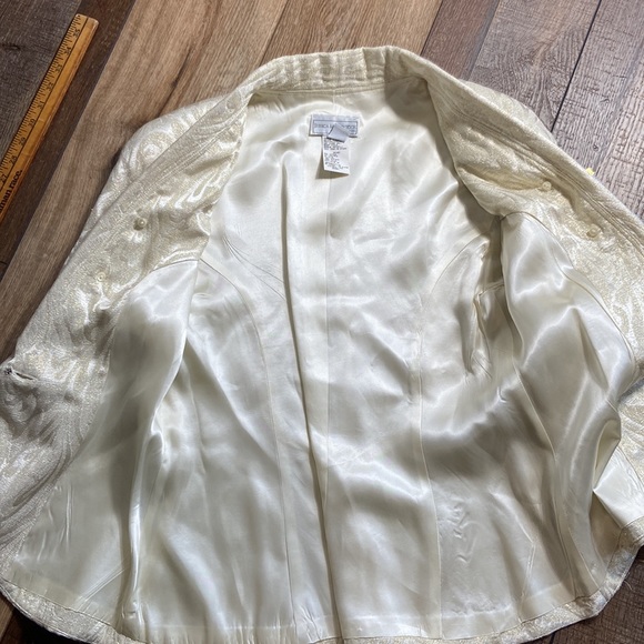 Jessica McClintock Vintage Bridal Blazer Size 10 - Picture 5 of 13